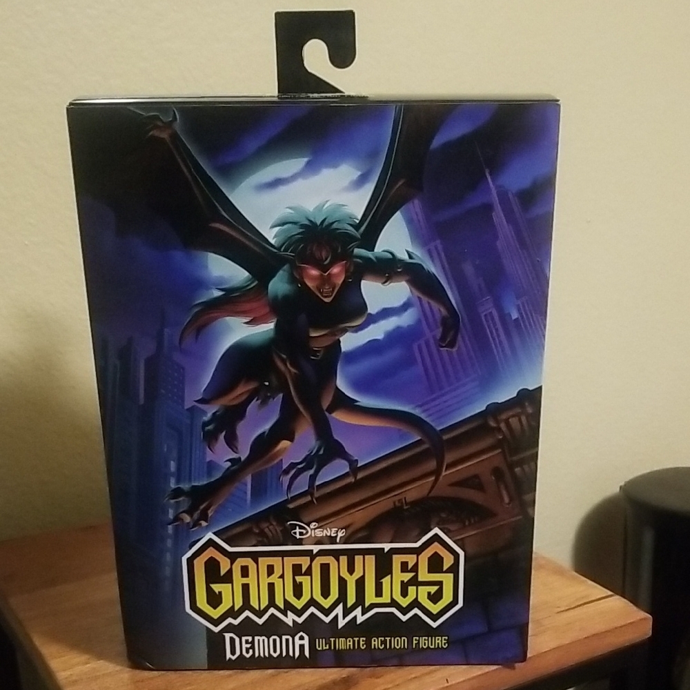 Disney Gargoyles Demona Figure with Dark Blue and Black colors